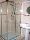 Shower room at Glenalla Lodge B&B, Rathmullan